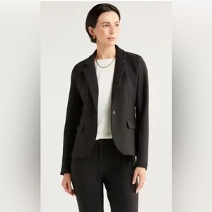 Nordstrom Black Blazer Tailored Suit Jacket